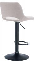 2er Set Barhocker Camden Stoff schwarz creme 2er Set Barhocker Camden Stoff schwarz creme