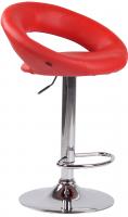 Barhocker Olinda Kunstleder chrom rot Barhocker Olinda Kunstleder chrom rot