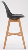 2er Set Barhocker Cannes Kunststoff natura schwarz 2er Set Barhocker Cannes Kunststoff natura schwarz