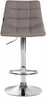 Barhocker Jerry Stoff chrom grau Barhocker Jerry Stoff chrom grau