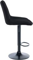 Barhocker Toni Stoff schwarz schwarz Barhocker Toni Stoff schwarz schwarz