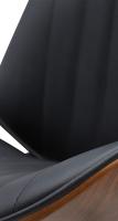 2er Set Barhocker Nova Kunstleder walnuss/schwarz 