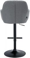 Barhocker Natoma Stoff schwarz grau Barhocker Natoma Stoff schwarz grau