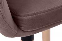 2er Set Barhocker Grant Samt coffee 