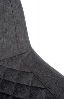 Barhocker Kasson Stoff schwarz 