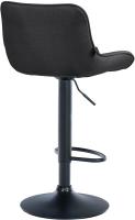 2er Set Barhocker Vonore Stoff schwarz dunkelgrau 2er Set Barhocker Vonore Stoff schwarz dunkelgrau
