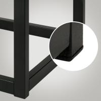 Sitzbank Polson Samt Schwarz 120 cm blau Sitzbank Polson Samt Schwarz 120 cm blau