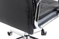 Bürostuhl Sotira Echtleder schwarz Bürostuhl Sotira Echtleder schwarz