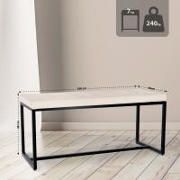 Sitzbank Barci B Samt creme 
