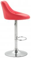 2er Set Barhocker Lazio Kunstleder rot 