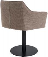 Lounger Damaso Stoff terrabraun 