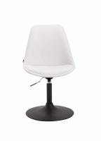 4er Set Esszimmerstühle Maverick B Kunstleder weiß 