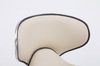 2er Set Barhocker Las Vegas V2 Kunstleder chrom creme 