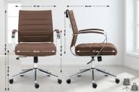 Bürostuhl Oakland Stoff braun Bürostuhl Oakland Stoff braun