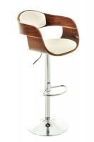 Barhocker Kingston walnuss/weiß Barhocker Kingston walnuss/weiß