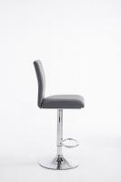 2er Set Barhocker Köln Kunstleder chrom grau 2er Set Barhocker Köln Kunstleder chrom grau