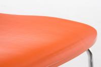 4er Set Besucherstuhl Aaron orange 4er Set Besucherstuhl Aaron orange