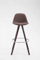 Barhocker Franklin Stoff Rund Cappuccino (eiche) braun Barhocker Franklin Stoff Rund Cappuccino (eiche) braun