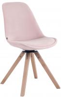 Esszimmerstuhl Troyes Samt Square natura pink Esszimmerstuhl Troyes Samt Square natura pink