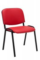 4er Set Besucherstuhl Ken Kunstleder rot 4er Set Besucherstuhl Ken Kunstleder rot