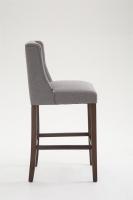 Barhocker Cassandra Stoff Antik-dunkel hellgrau Barhocker Cassandra Stoff Antik-dunkel hellgrau