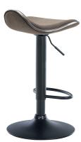 Barhocker Shanghai Stoff schwarz taupe Barhocker Shanghai Stoff schwarz taupe