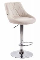 Barhocker Lazio Stoff creme Barhocker Lazio Stoff creme
