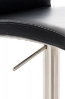 2er Set Barhocker Cadiz Kunstleder edelstahl schwarz 2er Set Barhocker Cadiz Kunstleder edelstahl schwarz