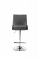 Barhocker Club Kunstleder grau Barhocker Club Kunstleder grau