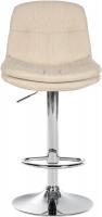 Barhocker Laurel Stoff chrom creme 