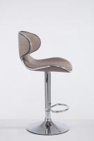 Barhocker Las Vegas V2 Stoff chrom taupe Barhocker Las Vegas V2 Stoff chrom taupe