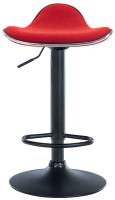 Barhocker Shanghai Stoff schwarz rot Barhocker Shanghai Stoff schwarz rot