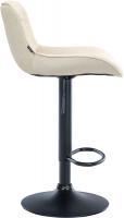 2er Set Barhocker Vonore Stoff schwarz creme 2er Set Barhocker Vonore Stoff schwarz creme