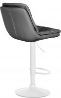 Barhocker Laurel Kunstleder weiß grau 