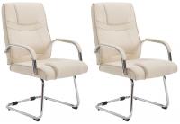 2er Set Stühle Attila Stoff creme 2er Set Stühle Attila Stoff creme