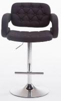 2er Set Barhocker Dublin Stoff schwarz 2er Set Barhocker Dublin Stoff schwarz