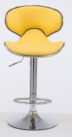 2er Set Barhocker Las Vegas V2 Kunstleder chrom gelb 2er Set Barhocker Las Vegas V2 Kunstleder chrom gelb