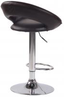 2er Set Barhocker Olinda Kunstleder chrom braun 