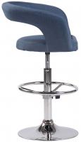 Barhocker Jaen Stoff blau Barhocker Jaen Stoff blau