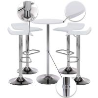 4er Bartisch Set Esberg weiß 4er Bartisch Set Esberg weiß