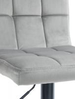 2er Set Barhocker Peru Samt schwarz grau 2er Set Barhocker Peru Samt schwarz grau