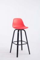 Barhocker Avika Kunstleder Schwarz rot Barhocker Avika Kunstleder Schwarz rot