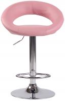Barhocker Olinda Kunstleder chrom pink Barhocker Olinda Kunstleder chrom pink