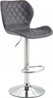 Barhocker Cork Kunstleder chrom grau Barhocker Cork Kunstleder chrom grau