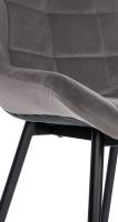 Barhocker Weston Samt grau Barhocker Weston Samt grau