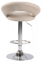 Barhocker Olinda Stoff chrom creme Barhocker Olinda Stoff chrom creme