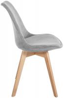 Stuhl Linares Cord hellgrau 