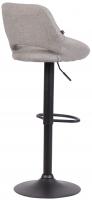 2er Set Barhocker Milet Stoff B grau 