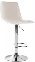 2er Set Barhocker Lex Samt Chrom creme 2er Set Barhocker Lex Samt Chrom creme