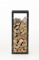 Kaminholzständer Keri 25x40x100 schwarz-matt Kaminholzständer Keri 25x40x100 schwarz-matt